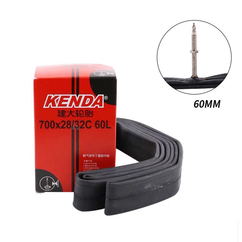 KENDA 700 × 18/23C 700 × 25/28C 700 × 35/43C 700 × 28/32C 32MM 35MM 48MM 60MM 80MMAV FV Route Vélo Chambre À Air: 700x28-32C FV 60mm
