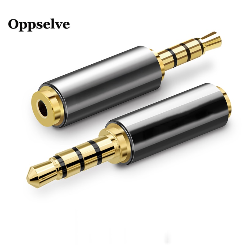 Jack 3.5 Mm Naar 2.5 Mm Audio Adapter 2.5 Mm Male Naar 3.5 Mm Vrouwelijke Connector Voor Aux Speaker kabel Stereo Hoofdtelefoon Microfoon