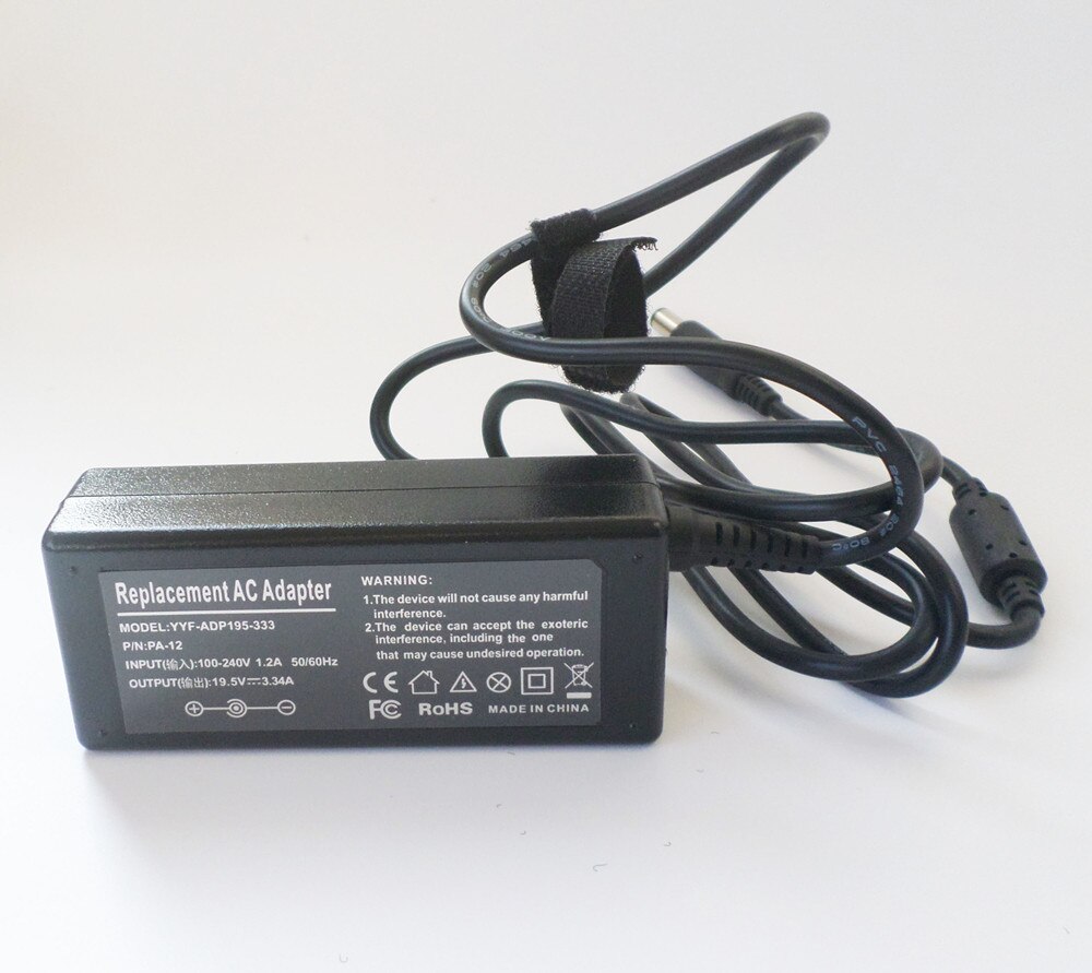Laptop AC Adapter Oplader Plug VOOR DELL INSPIRON 15 (3520) 15 (1564) 15 (1545) 9300 9400 6000 6000D 6400 19.5 V 3.34A 65 W