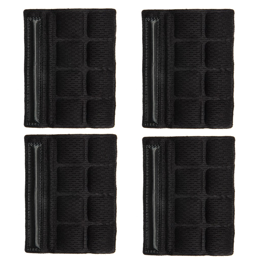 Helm Kin Pads Foam Pads Set Kinband Padding Vervangingen Universele Nylon Voor Cycling Bike Motorhelm: Black 4pcs
