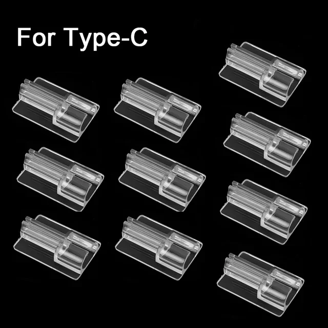 10/1PCS Transparent Cable Protector Cover for Apple iPhone Type C Micro USB Data Cord Universal Charger Wire Clear Case Clip: green