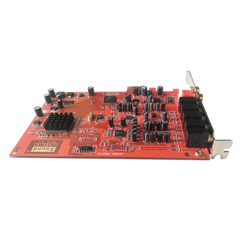 PCI-E ordinateur intégré carte son 5.1 canaux petite carte SB0105 DSP ordinateur chant diffusion maison carte son