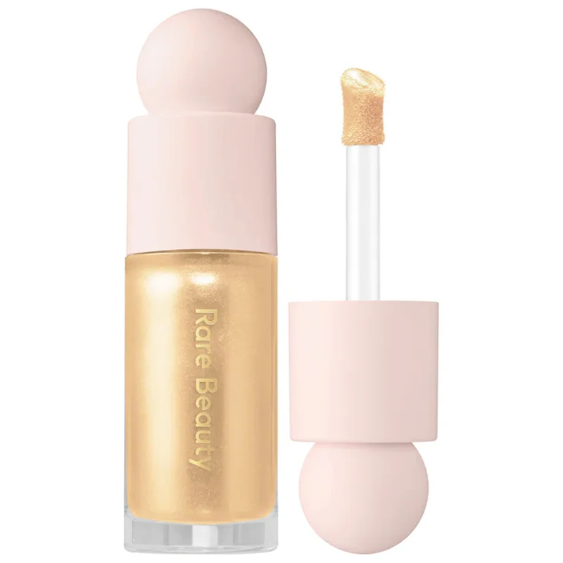 Rare Beauty Positive Light Liquid Luminizer Highlight Contouring Liquid Blush Makeup Face Shimmer Shine High Lighter Lipstick: light green