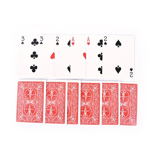 2 set magi 3 tre kort trick kort enkla klassiska magiska spelkort