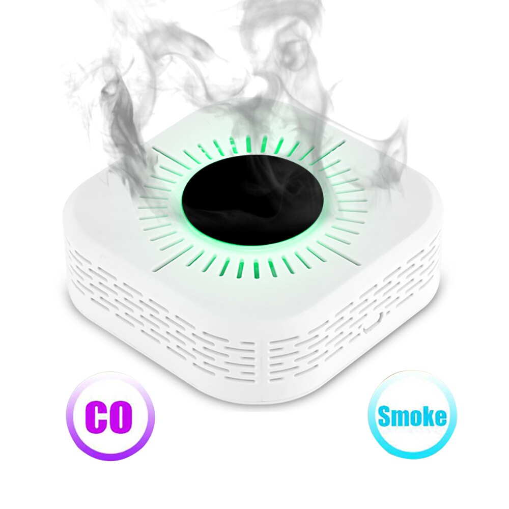 RF 433MHz Smoke Detector Carbon Monoxide Fire Sensor Smart Life Home Safety Independent Wireless Alarm Work With The Host