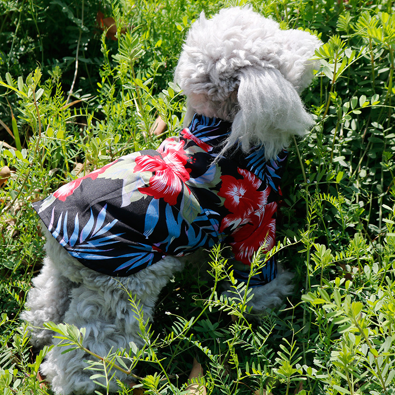 Ropa para perros, camisa hawaiana con estampado para perros pequeños y medianos, con estilo, S-XXL sencilla