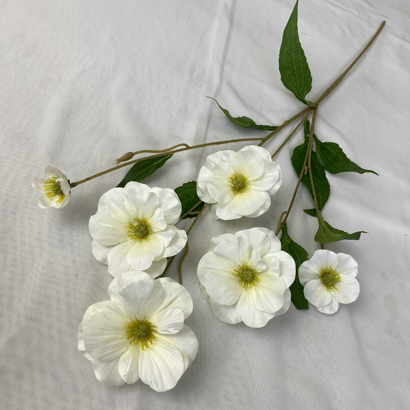 Kunstmatige Vlinder Tak Roze Blauw Zijden Nep Bloemen Thuis Woonkamer Bloemstuk Simulatie Viooltje Bloemen Decoratie: Deep Pink