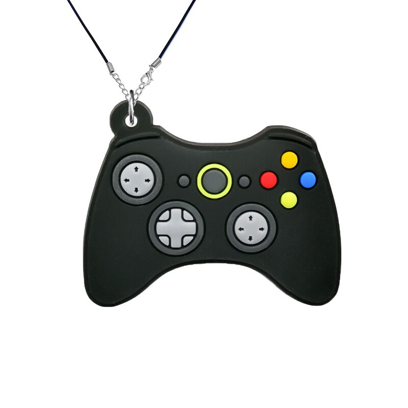 1 pz PVC 2021 collana di moda gioco maniglia collane di cartone animato simpatico Gamepad joystick serie corda catena da uomo regalo Souvenir: 7660-12