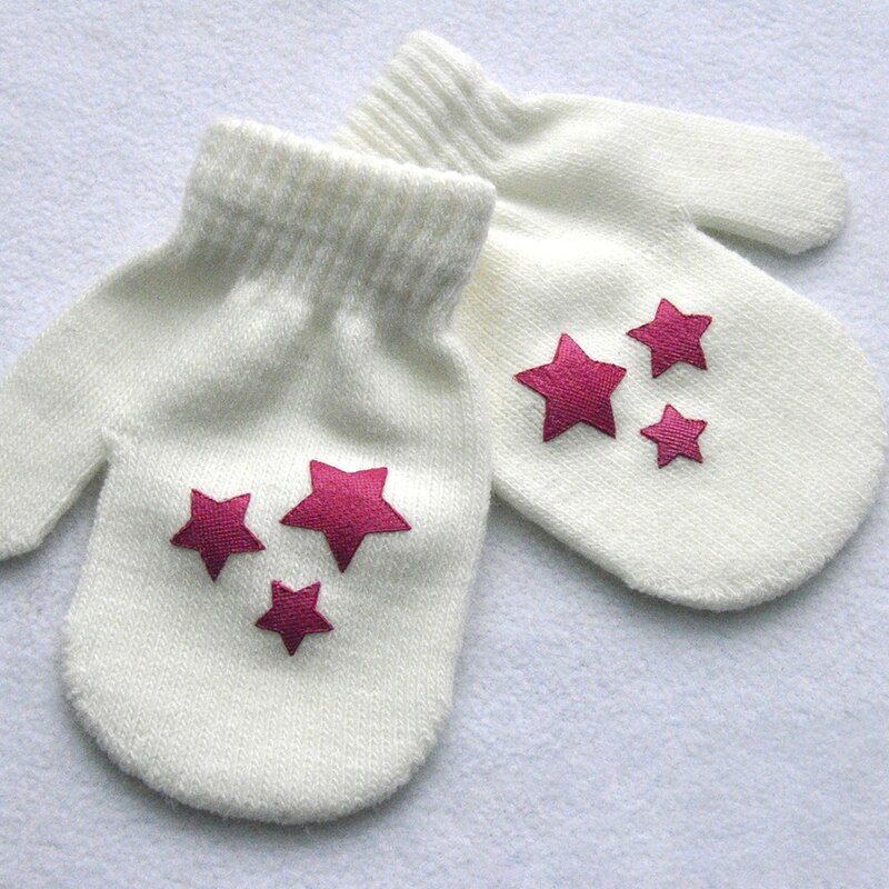 Cartoon Kids Mittens Winter Warm Zachte Kids Baby Meisjes Jongens Handschoenen Gebreide Kinderen Peuter Mitten Kerst Meisje Accesoires
