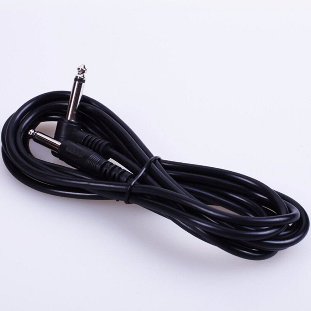 10FT Guitar-Amp Cable Electric Guitar Amplifier 3m Cord Wire Black Instrument Patch Cord Amplifier IRIN Lead Cable 6.35mm 1/4"