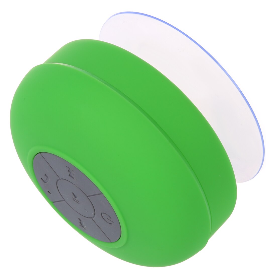 FULL-Waterproof Mini Handsfree Speaker jukeboxes Bluetooth USB 2.5 mm Microphone for Mobile with Suction Cup - Green