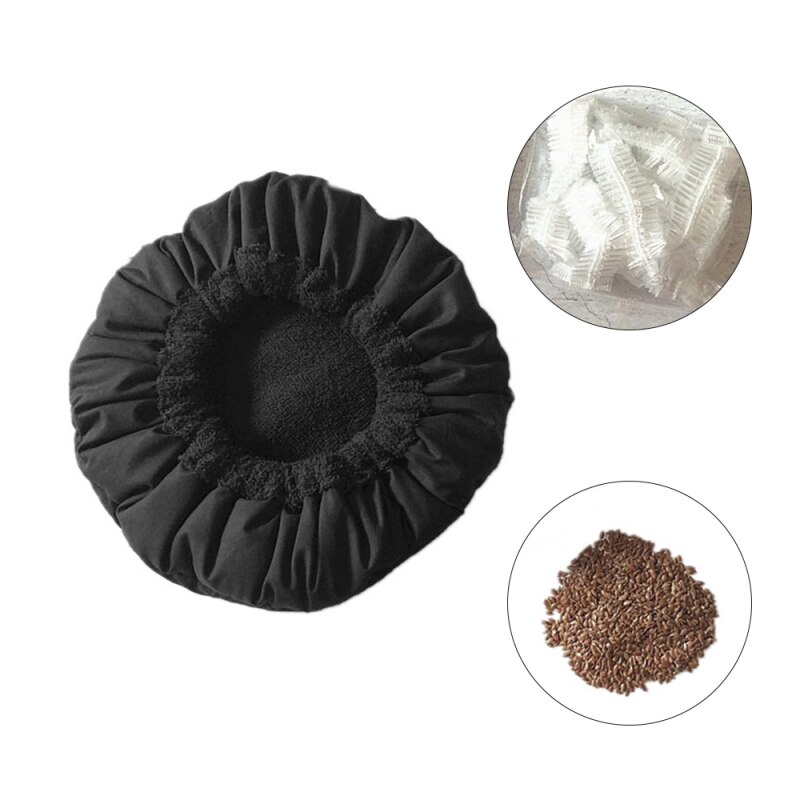 Gorro térmico de microfibra para el cuidado del cabello, gorro calefactable Reversible de microfibra de algodón para aire acondicionado profundo