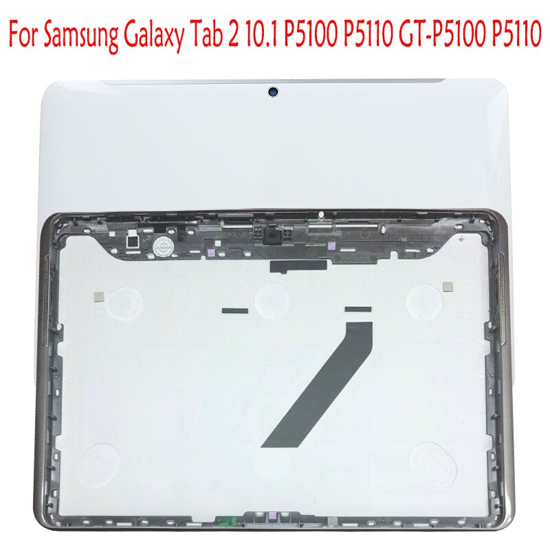 Coque arrière pour Samsung Galaxy Tab 2 10.1 P5100 P5110 GT-P5100 P5110, 1 pièce (vérifié), couvercle de batterie, boîtier de porte arrière, pièces de rechange