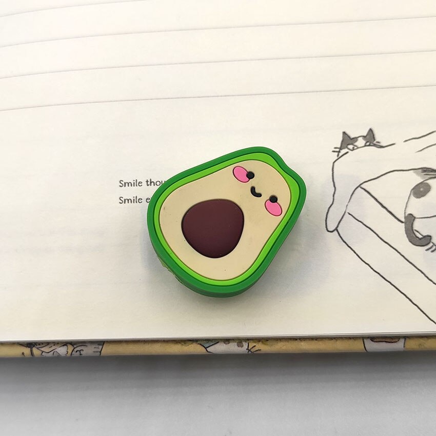 Protecteur de câble de chargeur de téléphone, morsure de Fruit de dessin animé, mignon, cordon souple, accessoires de téléphone, Lightning/MicroUSB/connecteur de Type C: Avocado
