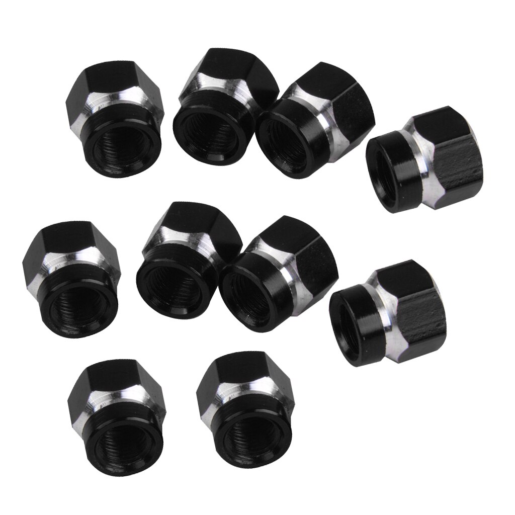 Bouchon de Valve Schrader pour pneu de moto et de vélo, 10 pièces