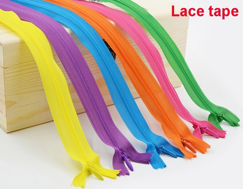 # 3 Invisible zipper 60cm Length zipper garment accessories 50PCS: Antique Brass