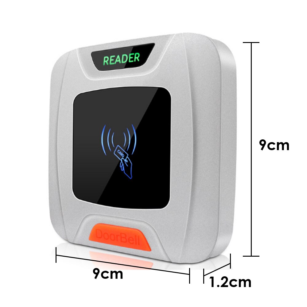 Proximity Kaartlezer Wiegand 26 Uitgang IP65 Waterdichte Toegangscontrole Slave Reader Beveiliging Rfid Em Id Card Reader