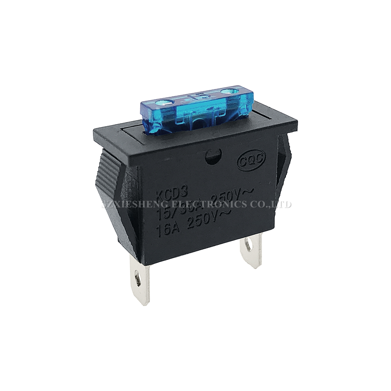 Portafusibles automático KCD3 de 2 pines, estándar medio, 15A/30A, 250V, 16A, abrazadera integrada, montaje en Panel fijo con fusible de cuchilla ATC ATO, 5 uds.