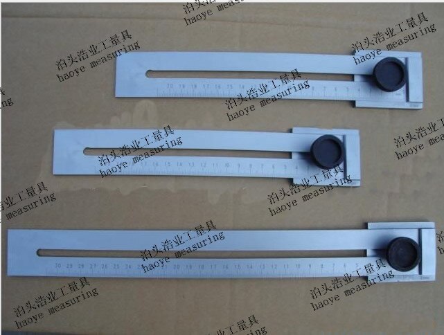 Marking Ruler Local Standard Ruler Parallel Marking Gauge Sub-Line Planning Cursor Marking Ruler 0-200 0.1mm