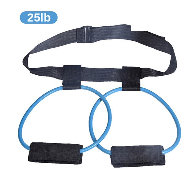 yoga trening strikk Fitness motstand kroppstrener dra tau løping hoppe band lår styrke stropp trening til sport: Mørk kaki