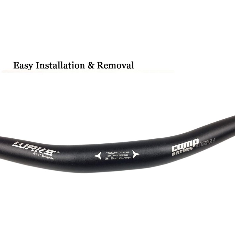 YARNOW Lot De 2 Embouts De Guidon En Aluminium Noir Pour Vélo De