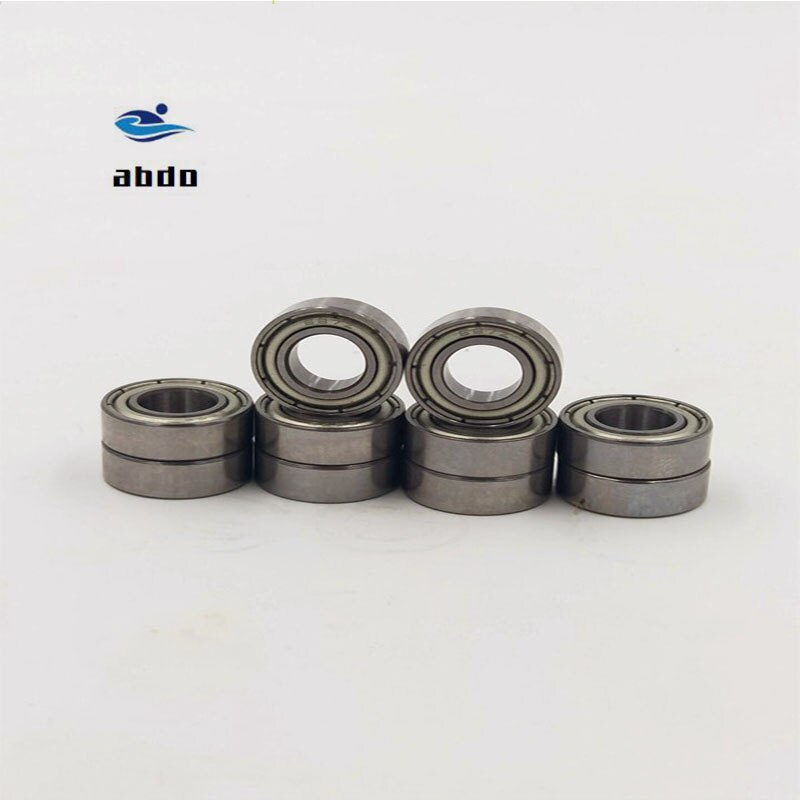 5 stk abec -5 mr117zz mr117z mr117 zz 7*11*3 mm rustfritt stål miniatyrtynnvegg dypsporkulelager