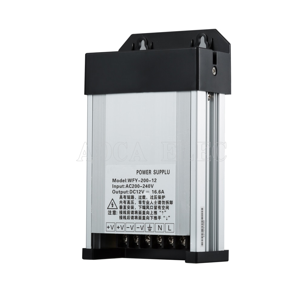 60w 100w 150w 250w 350w 400w 12v slim led driver  dc 12v 24v lys transformer adapter ce rohs regntæt udendørs strømforsyning