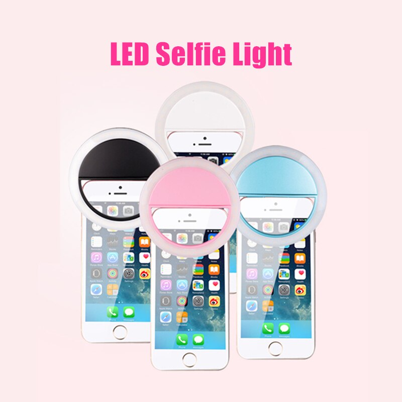 Anneau lumineux universel pour téléphone portable xiaomi redmi note 10 9 9s 10 pro, lampe led pour selfie, flash, lampe portable