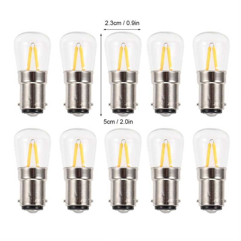 Ceiling Lamp Bulb Light Replacement Parts Easily Installed Energy‑Saving B15 LED Bulb 50 000 Hours Wall Lamps for Cabinet