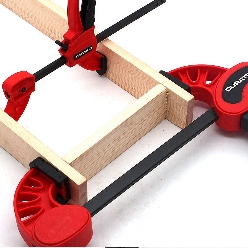Woodworking Tool Quick Fixture F Clip Fast Clamp 100mm F Clamp Heavy Duty Work Bar Panel Fixing Clamps Carpenter DIY Hand Tool