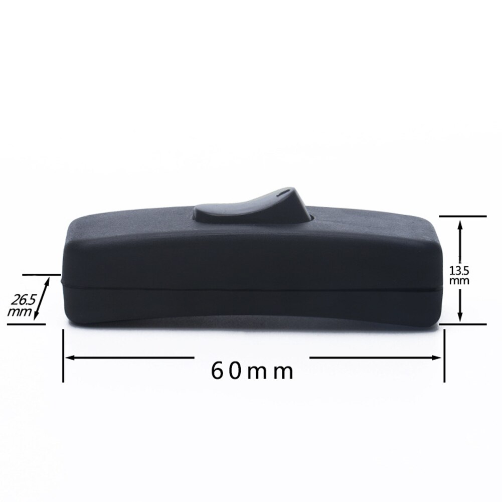 Light Switch 110 -250V Inline ON/OFF Table Desk Lamp Cord Cable Toggle Rocker Switches Control For LED Lighting