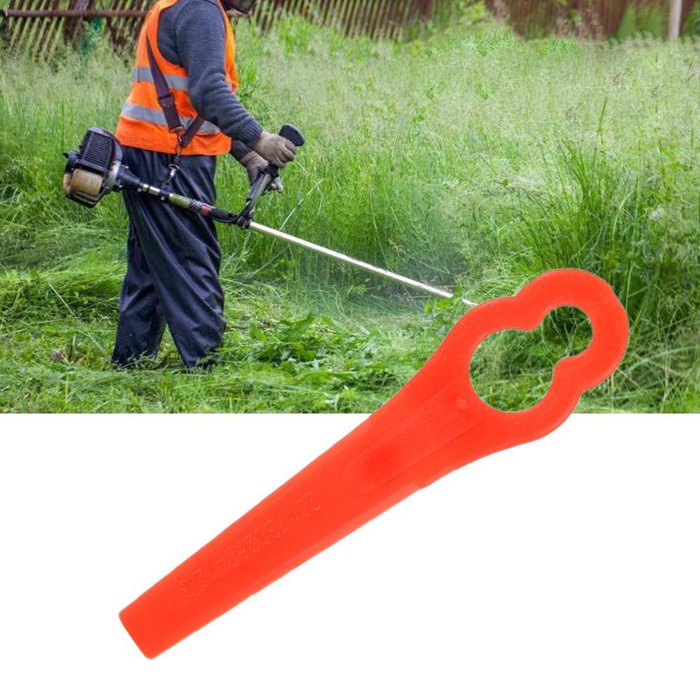 Color plastic lawn mower garden lawn mower grass cutter plastic key blade gourd-shaped knife cutting lawn mower U3X2