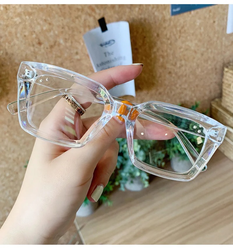 1 Stuk Oversized Vierkante Leesbril Mannen Vrouwen Draagbare Grote Frame High-Definition Presbyopie Bril Diopter 0 ~ 3.00 Gafas