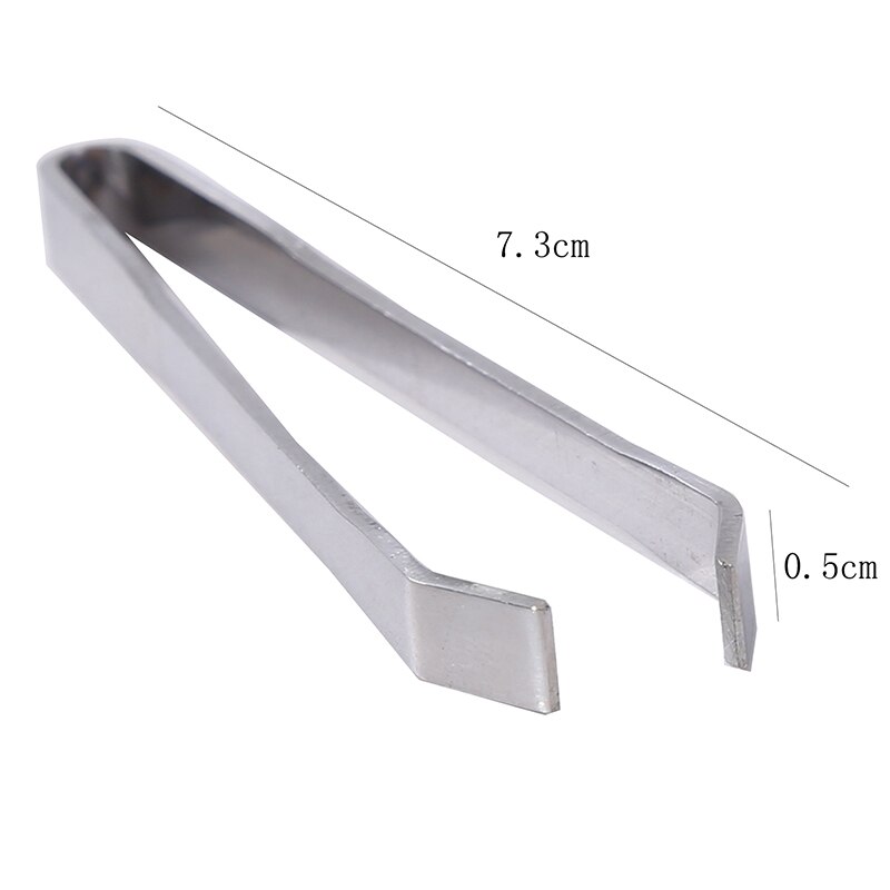 1 PC Stainless Steel Fish Bone Tweezers Pincer Clip Puller Remover Tongs Fish Bone Plucking Clamp Kitchen Utensil Tools