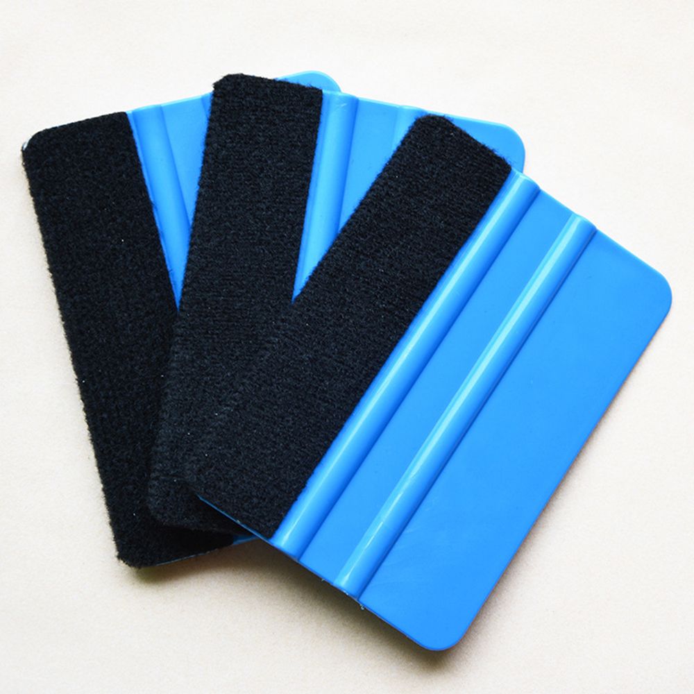 Car Scraper With Felt Squeegee Tool Film Wrapping FOR Toyota Yaris Tundra Tacoma RAV4 Corolla Aygo Avalon Auris