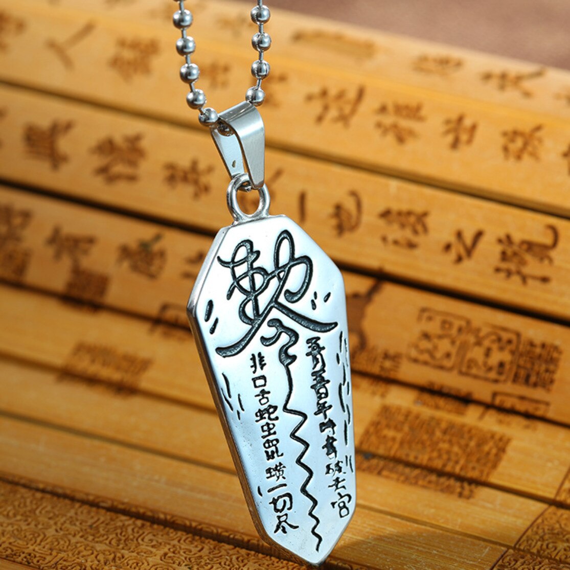 Taoismus Symbol Talisman Amulett Anhänger Halskette Für Männer Halskette Taoistischen Yin Yang Taichi Symbol Amulett Edelstahl Anhänger