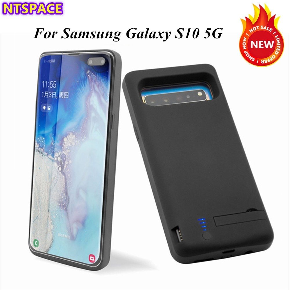 6500mAh Backup Phone Battery Power Case For Samsung Galaxy S10 5G Portable Power Bank Cover For Samsung S10 5G Battery Charger