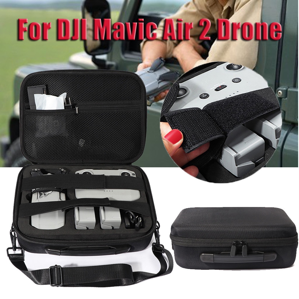 Bolsa de almacenamiento para Dron DJI Mavic Air 2 RC, bolsa dura de mano portátil, estuche de transporte