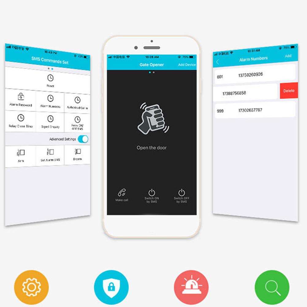 Remote Gate Control Phone Opener Shaking Operator Opening Gsm Door Wireless Rtu5035 Access 900/1800 Mhz For Opener