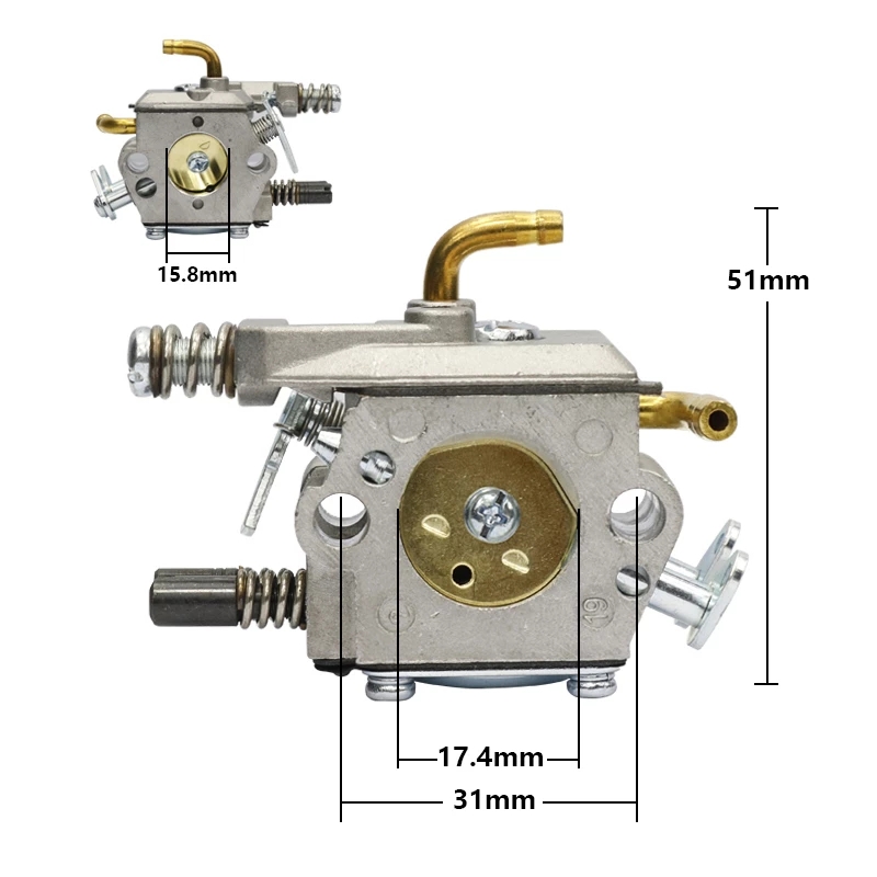 Carburador de substituição geral para motosserra KOMATSU 4500 5200 5800 45cc 52cc 58cc