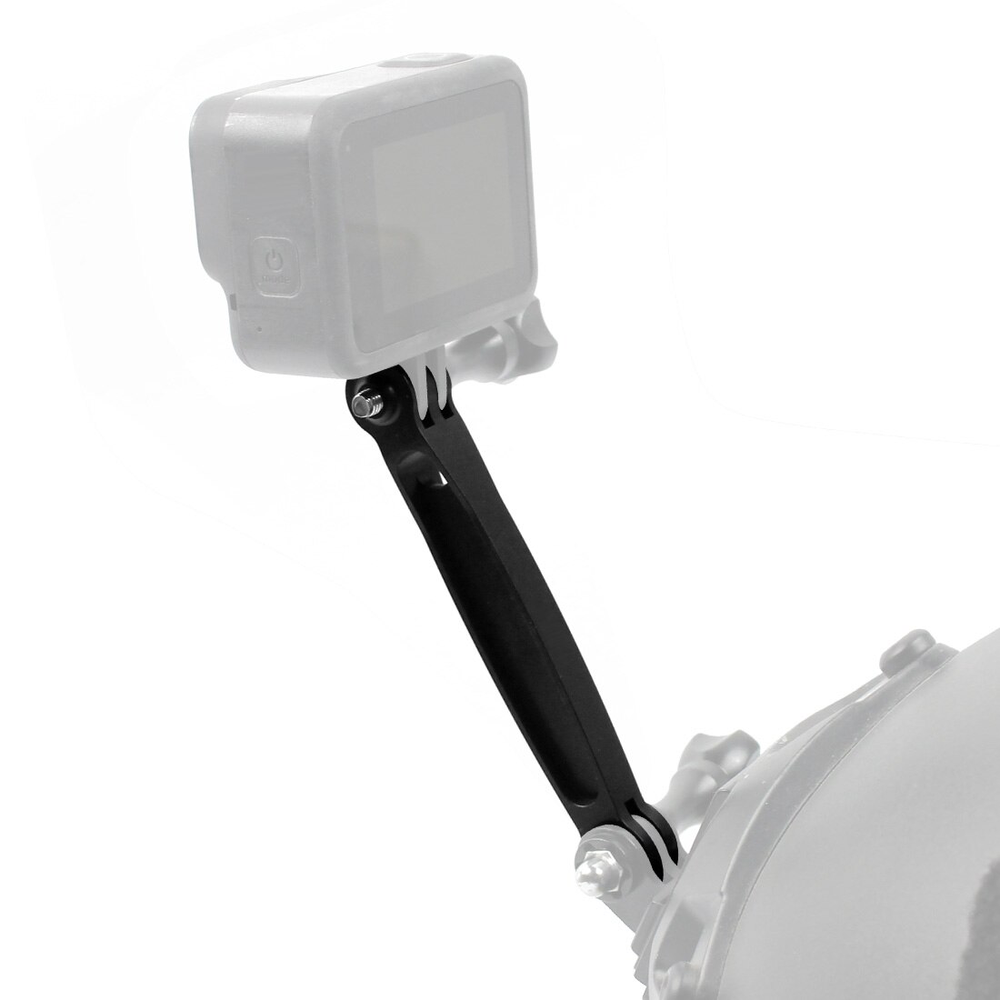 Bgning Aluminium Helm Extension Arm Mount Adapter Voor Gopro Hero 8 7 6 5 Voor Sjcam Voor Gitup Action camera