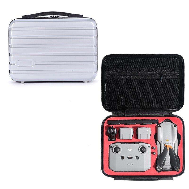 Dji Mavic Air 2S Opbergtas Lucht 2S Drone Koffer Tas Accessoire Bescherming Doos Dji Drone Accessoire Opslag doos: Silver red