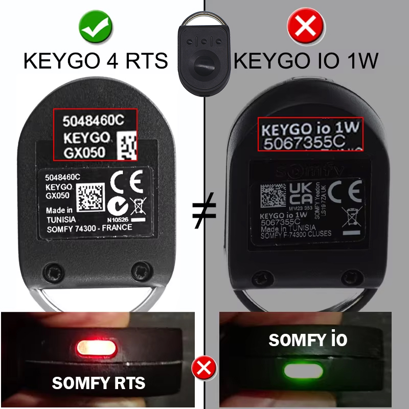 Special Offer Somfy Keygo 4RTS Garage Remote Control Compatible Somfy Keytis NS 2 4 RTS 2RTS 4RTS 433.42MHz Gate Door Opener