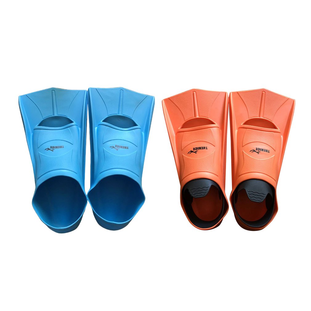 Swimming Fins Short Flipper Diving Flippers Silicone Comfortable Lightweight Swim Fins Shoes Diving Equipment Unisex