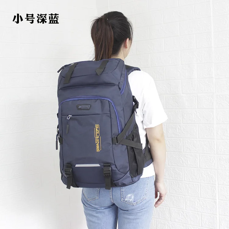 60L/80L Two Sizes Travel Backpack Men Women Large Capacity Outdoor Luggage Bags Student Laptop Bag Camping Rucksack backpacks 가방: SKY BLUE