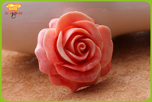Diy rose camellia lotusknopp solsikke tørr tempo form fondant kakeform leirform: B