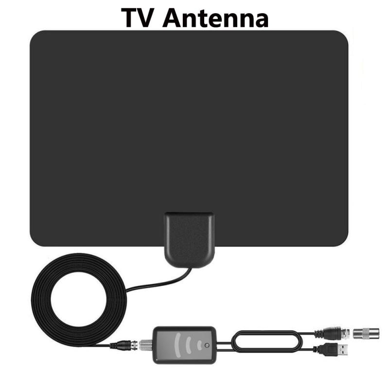 960 Miles Mini TV Antenna Freeview HD Indoor Digital Antenna ATSC Standard Signal Recept 4K HDTV Antenna UHF/VHF With Amplifier