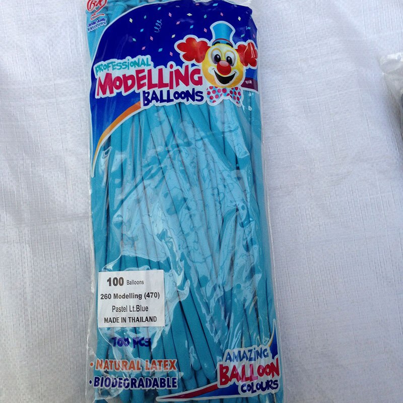 50-200 Stuks Lange Latex Ballonnen Magic Air Ballooon Ballon Voor Modellering Verjaardag Bruiloft Party Decor Lucht Ballon Kids speelgoed Globos: light blue / 1.5g 100pcs