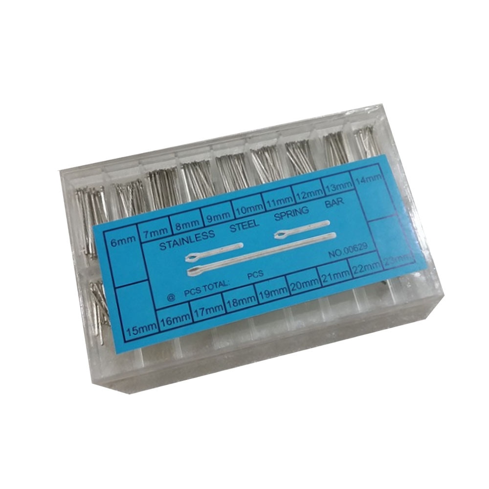 Horloge onderdelen Spring Bars Strap Link Pins 360 Pcs 6-23mm Horloge Band Vaste As Oppervlak As Staal tool Sets Horloge Gereedschap/PY