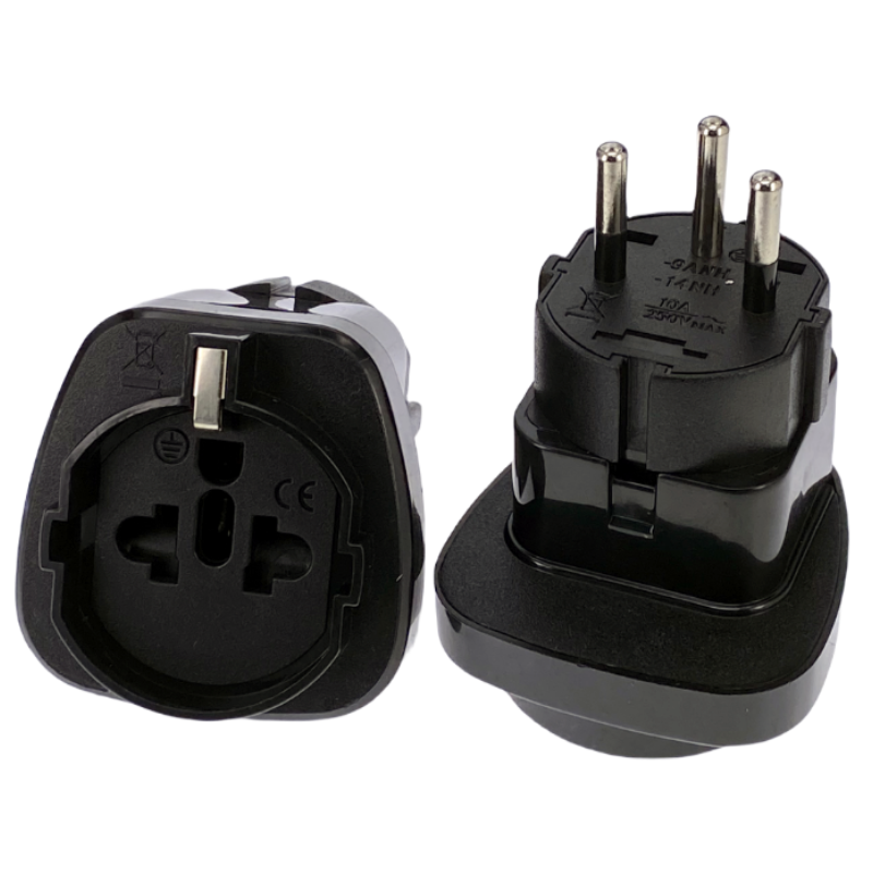 Adaptateur de voyage universel Israël 3Pin, SI-32 d'Israël à la prise mondiale, Adaptateur de voyage IEC Type H